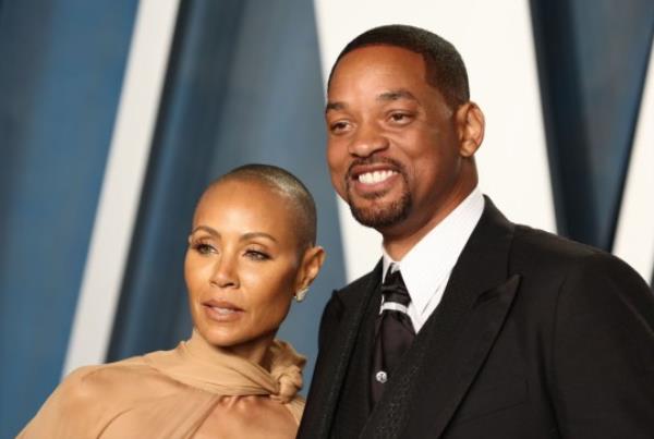 Will Smith and Jada Pinkett Smith at 2022 Vanity Fair Oscar Party Hosted By Radhika Jones