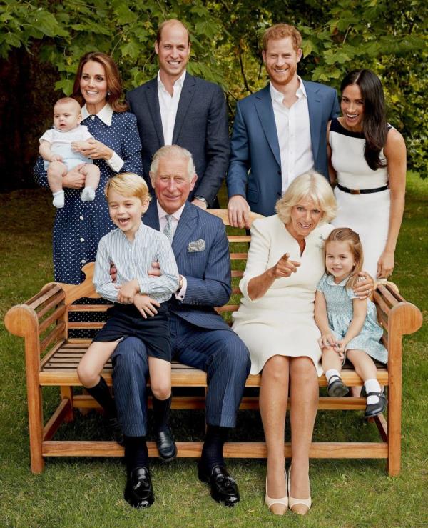 King Charles poses for an official portrait to mark his 70th Birthday